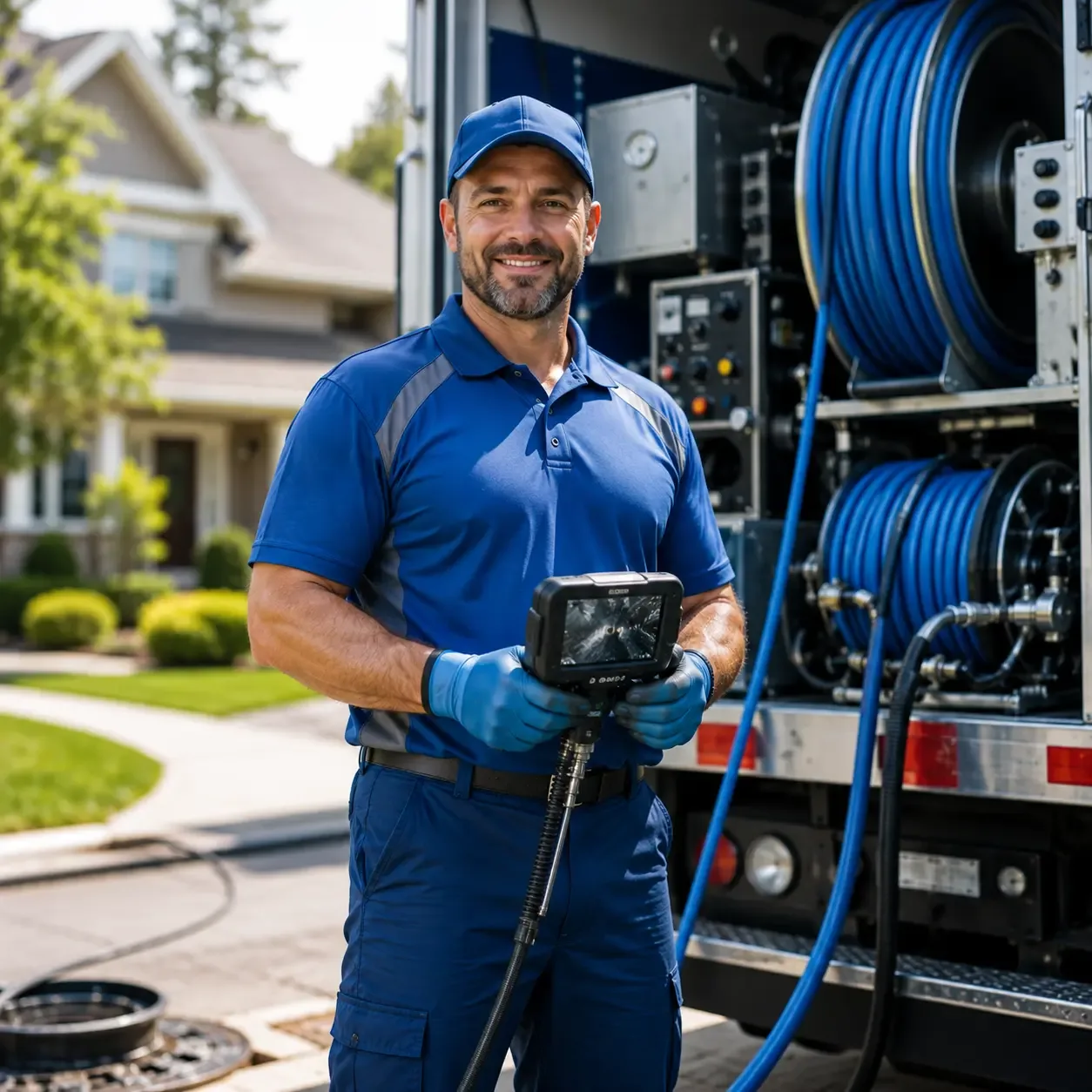 Local outdoor drain cleaning specialists in La Prairie, IL